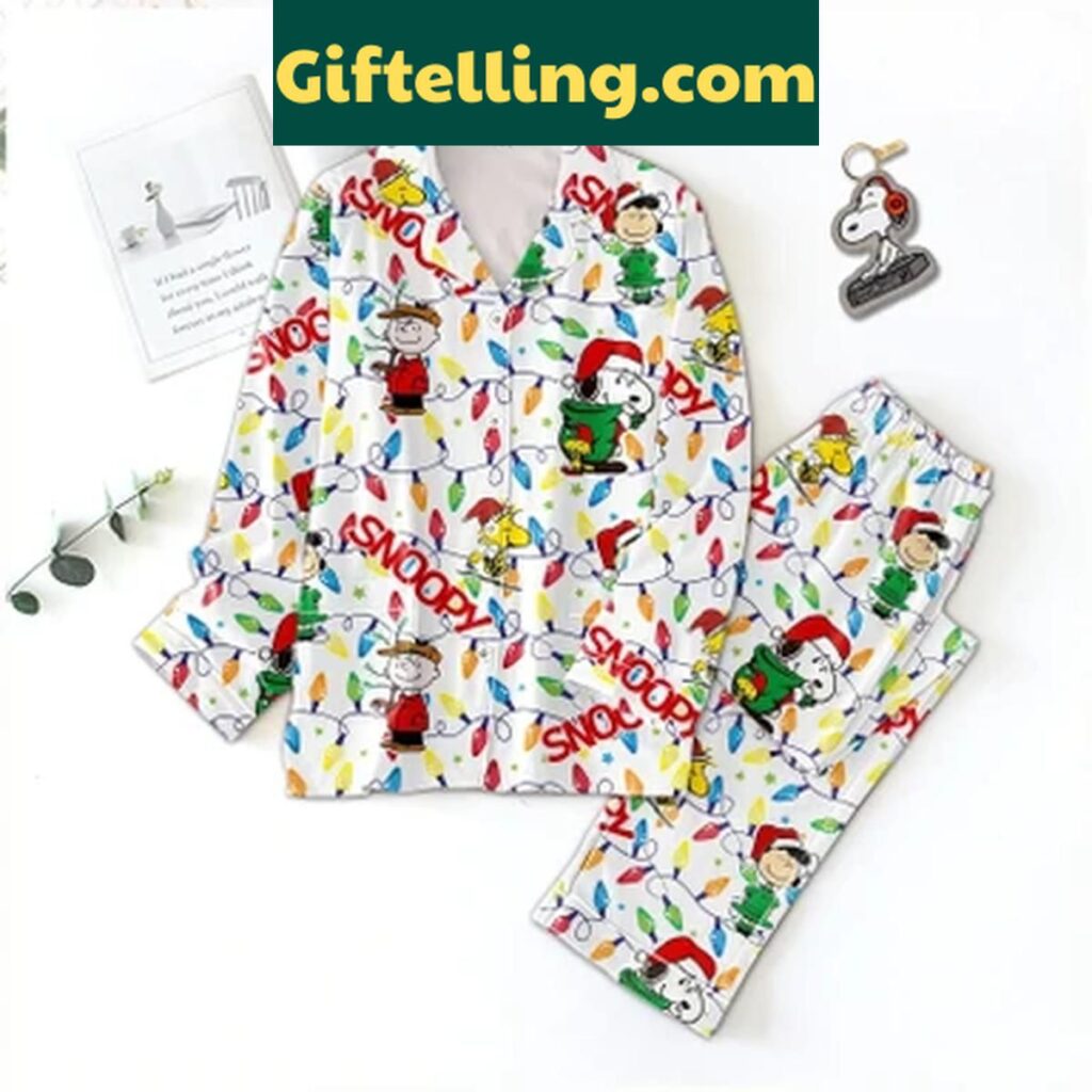 Snoopy Peanuts Christmas Light 2024 product image showing design and team colors