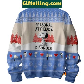 Snoopy Ugly Sweater with Seasonal Attitude Disorder