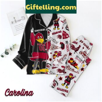 South Carolina Gamecocks 2024 Forever Fan Polyester Pajamas Set