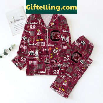South Carolina Gamecocks Forever Polyester Pajamas Set loungewear