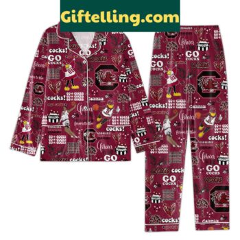 South Carolina Gamecocks Forever Polyester Pajamas Set loungewear
