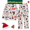 Star Wars Christmas silk pajamas set with Darth Vader design