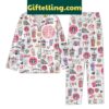 Starbucks Coffee Obsessed White Design Polyester Pajamas Set