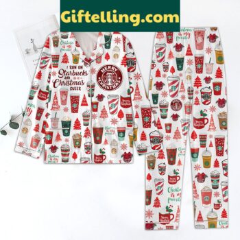 Starbucks Merry Christmas Pajamas Set for women