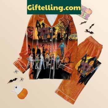 2-piece Stranger Things Hellfire Club Halloween Night Pajamas Set