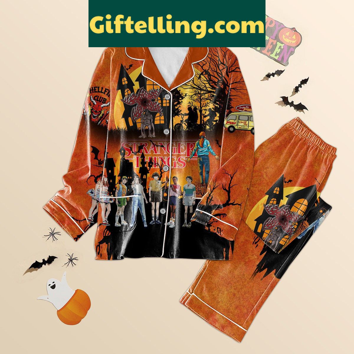stranger-things-hellfire-club-halloween-night-pajamas-set-2-piece-1 2-piece Stranger Things Hellfire Club Halloween Night Pajamas Set