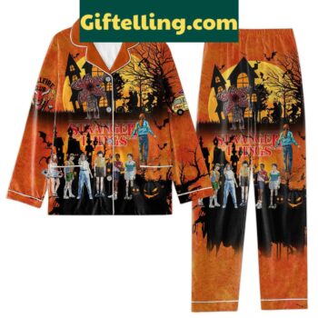 2-piece Stranger Things Hellfire Club Halloween Night Pajamas Set