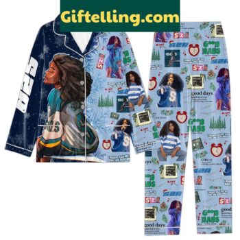 SZA Christmas Pajamas Set with I Might Kill My Ex design