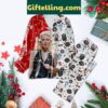 Tammy Wynette Christmas Polyester Pajamas Set - Can You Pull Over To The Side