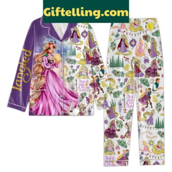Tangled themed pajamas set featuring At Last I See The Light design
