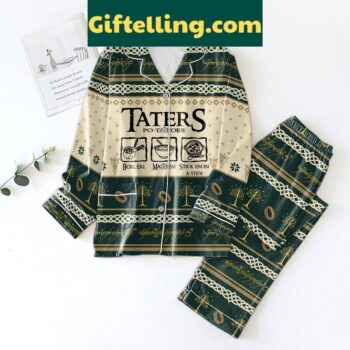 Taters Potatoes Pajamas Set with a funny design