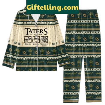 Taters Potatoes Pajamas Set with a funny design