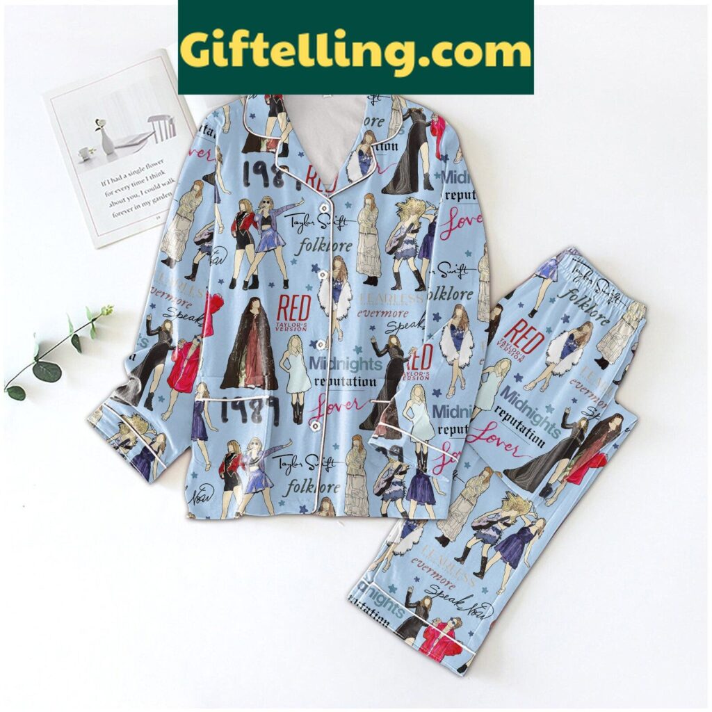 Taylor Swift Eras Tour inspired pajama set for women