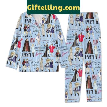 Taylor Swift Eras Tour inspired pajama set for women