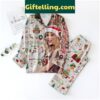 Taylor Swift Christmas Family Pajamas Set with matching tops and bottoms