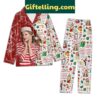 Taylor Swift Christmas I Check It Once Then I Check It Twice Polyester Pajamas Set
