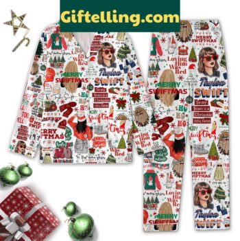 Taylor Swift In My Heart Is A Christmas Tree Farm Pajamas Set