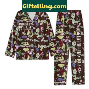 Taylor Swift Long Live The Eras Tour Polyester Pajamas Set