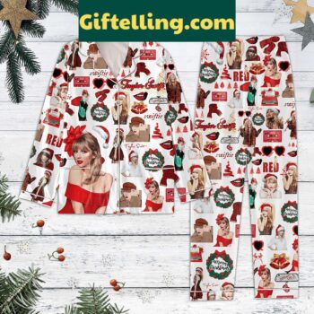 Taylor Swift Merry Christmas The Eras Tour Pajamas Set