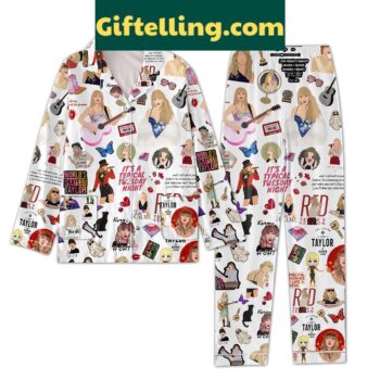 Taylor Swift World's Okayest Taylor Polyester Pajamas Set