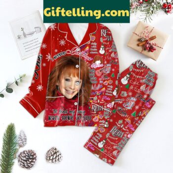 Team Reba Christmas Pajamas I Needed Christmas To Find My Way Back Here To You