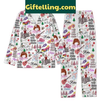 Team Reba Dolly Reba Trisha Shania country music themed pajamas set