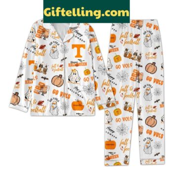 Tennessee Volunteers polyester pajamas set for fall and football