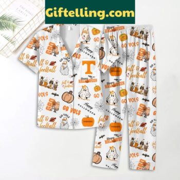 Tennessee Volunteers polyester pajamas set for fall and football