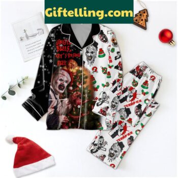 Terrifier 3 Jingle Bells Merry product image showing design and team colors
