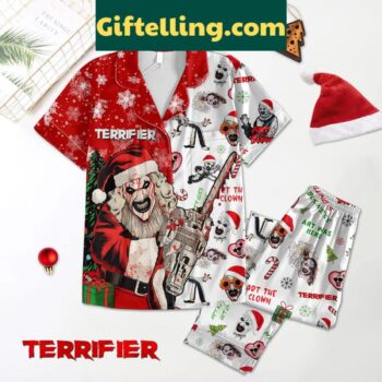 Terrifier Art The Clown Santa product image showing design and team colors