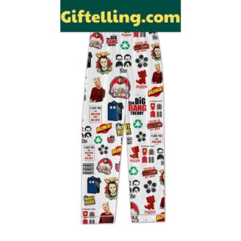 The Big Bang Theory Bazinga Sheldon Christmas Polyester Pajamas Set