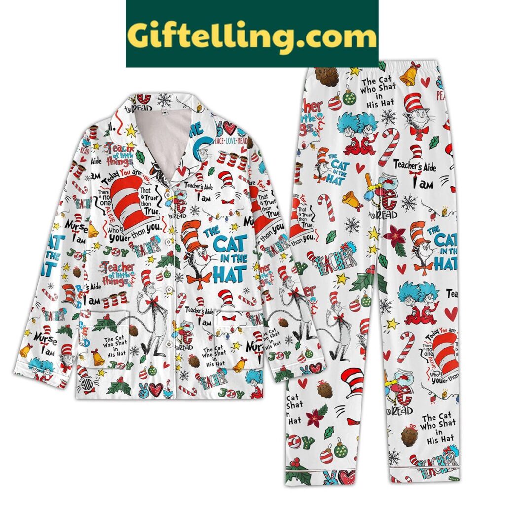 The Cat In The Hat Teacher Of Little Things Pajama Set