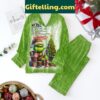 The Grinch I'm Booked At Christmas Polyester Pajamas Set