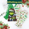 The Grinch Ho Ho Ho With Grinch Mode Merry Christmas Polyester Pajamas Set for men and women
