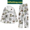 The Lord Of The Rings Map Of Middle Earth Polyester Pajamas Set