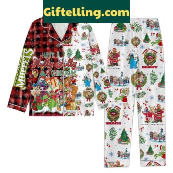 The Muppets Have A Holly Jolly Christmas Polyester Pajamas Set