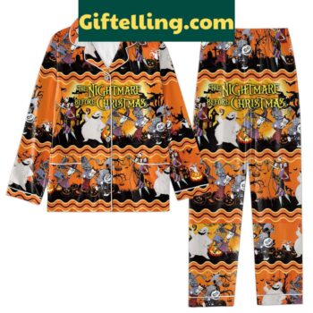 The Nightmare Before Christmas Halloween Pajamas Set for men and women