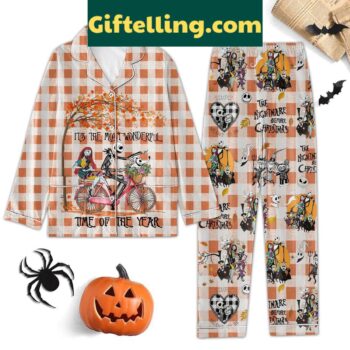 The Nightmare Before Christmas Jack Skellington Fall Pajamas Set