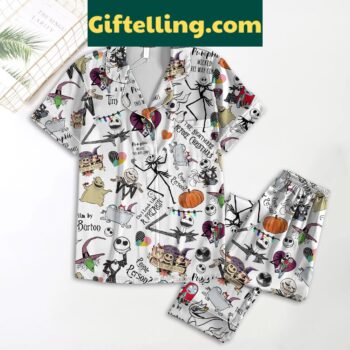 The Nightmare Before Christmas Jack Skellington Pajamas Set