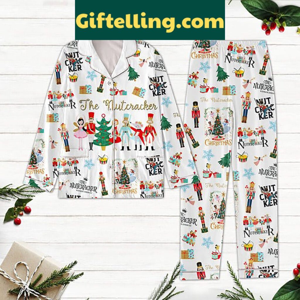 The Nutcracker Christmas Polyester Pajamas Set - Holiday Polyester Pajama Set
