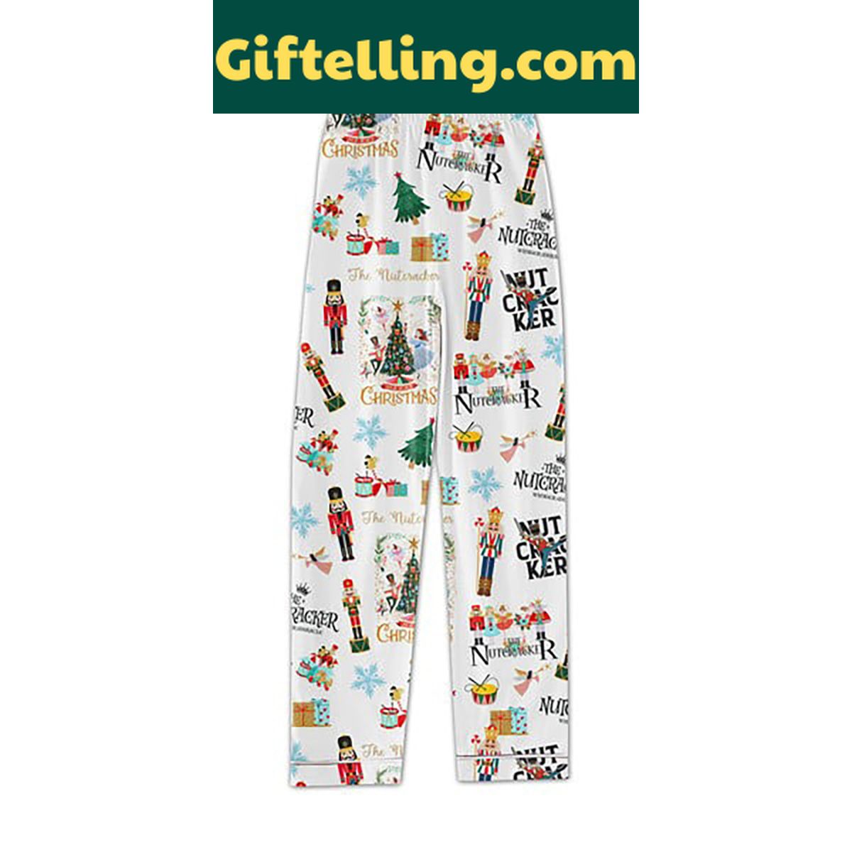 the-nutcracker-christmas-polyester-pajamas-set-for-women-holiday-sleepwear-3 The Nutcracker Christmas Polyester Pajamas Set - Holiday Polyester Pajama Set