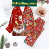 The Simpsons Merry Christmas Pajamas Set, loungewear featuring Bart Simpson