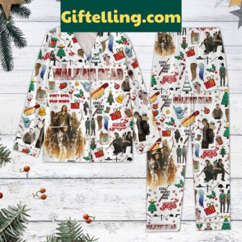 The Walking Dead Don't Open Dead Inside Christmas Pajamas Set