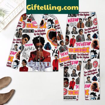 The Weeknd Blinded By The Lights Unisex Polyester Pajamas Set