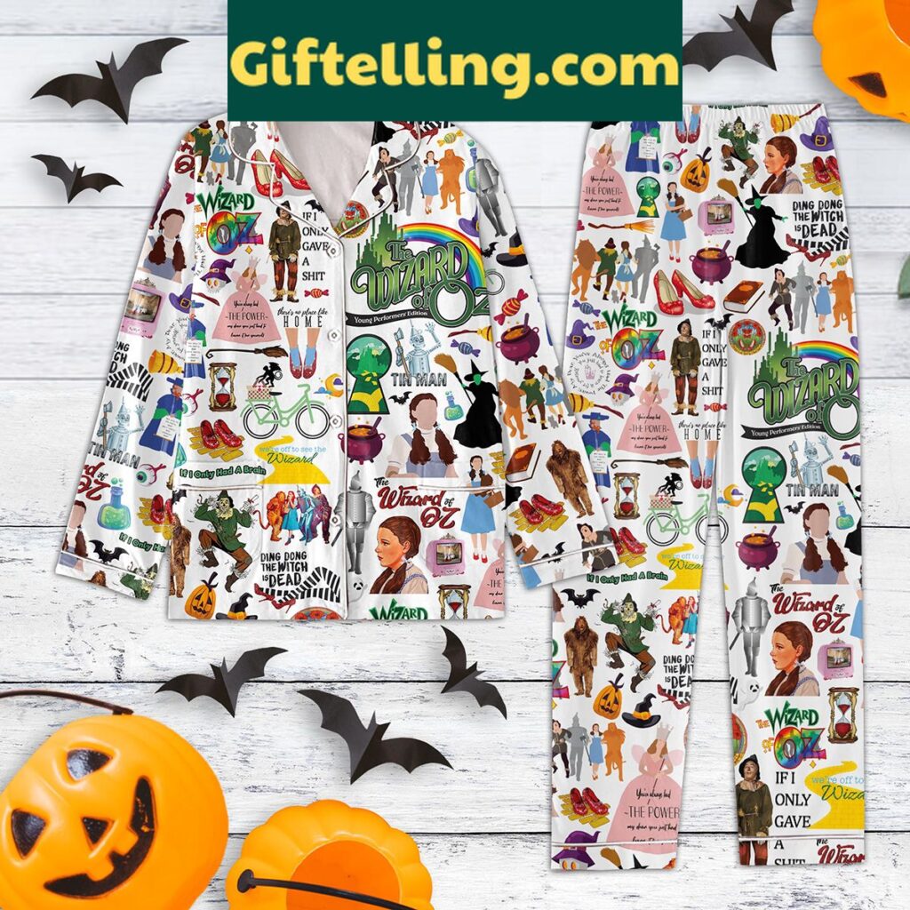 Wizard Of Oz Ding Dong The Witch Is Dead Pajamas Set