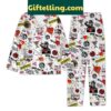 Tom Petty You Belong Somewhere You Feel Free Christmas Polyester Pajamas Set