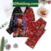 Tom Petty I Won't Back Down Christmas Polyester Pajamas Set