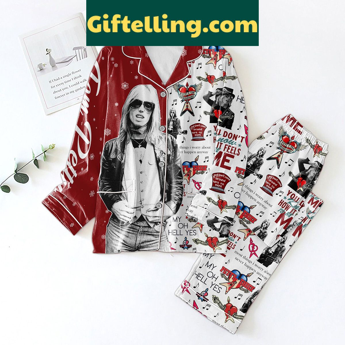 tom-petty-pajamas-set-you-dont-know-how-it-feels-to-be-me-1 Tom Petty You Don't Know How It Feels To Be Me Pajamas Set