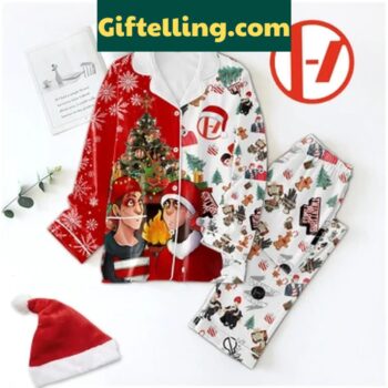 Twenty One Pilots Merry Christmas Holidays 2024 Polyester Pajamas Set
