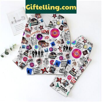 U2 Achtung Baby Love Is Bigger Than Anything In Its Way Pajamas Set